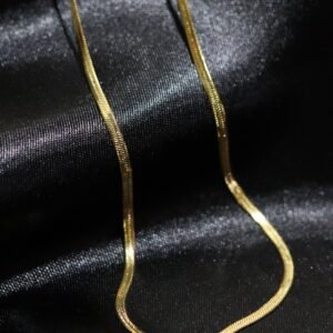 Flat Snake Chain – Sleek & Modern Men’s Chain