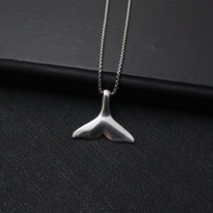 Ocean Spirit Whale Tail Necklace – Symbol of Freedom & Harmony