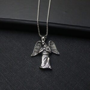Wings of Faith – Silver Angel Charm
