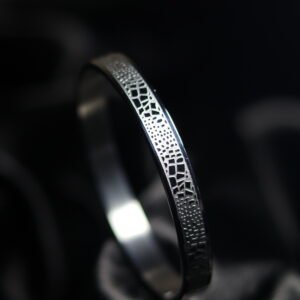 Midnight Mosaic Stainless Steel Kada